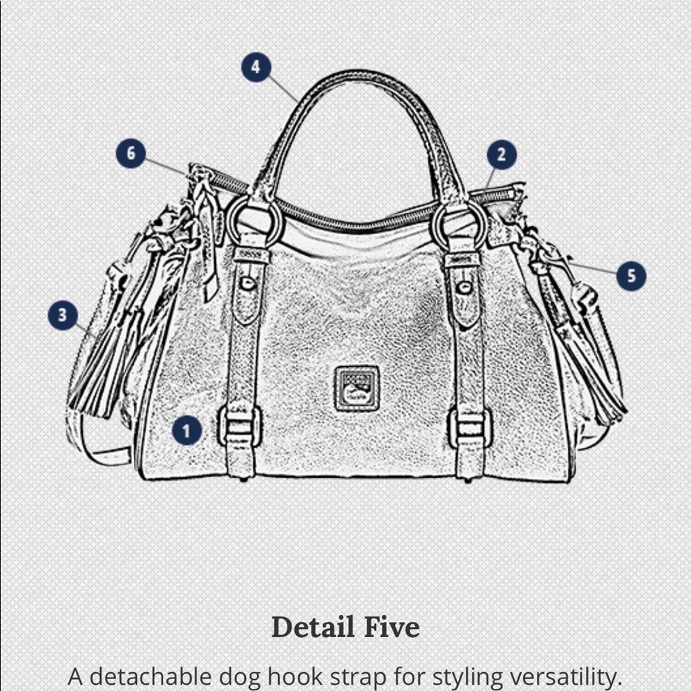 🖤Dooney & Bourke🖤Red Flouretine Satchel - Picture 15 of 16
